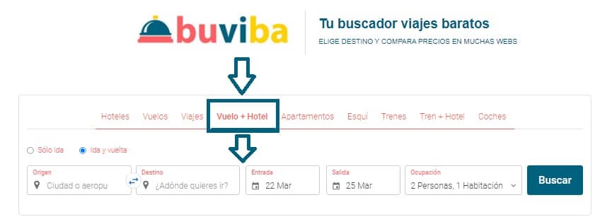 Buscador paquetes baratos vuelos más hotel en buviba.com Buscador paquetes baratos vuelos más hotel en buviba.com