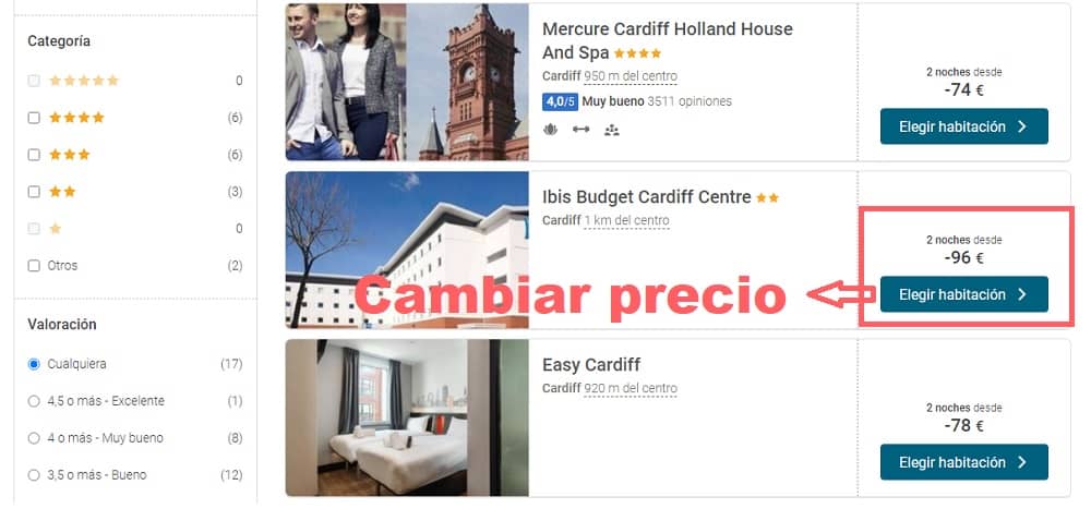 Cambio alojamiento chollo escapada a Cardiff en mayo Cambio alojamiento chollo escapada a Cardiff en mayo