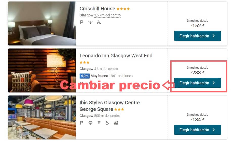 Cambio alojamiento chollo viaje a Glasgow en mayo Cambio alojamiento chollo viaje a Glasgow en mayo