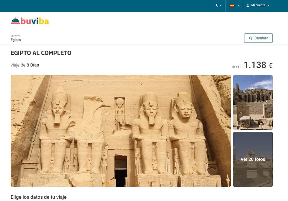 Chollo última hora paquete Egipto al completo desde España 8 días desde 1200€ Chollo última hora paquete Egipto al completo desde España 8 días desde 1200€