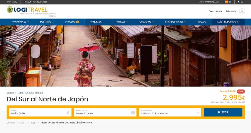 Chollos circuito de sur a norte Japón barato 11 días desde 3100€ Chollos circuito de sur a norte Japón barato 11 días desde 3100€