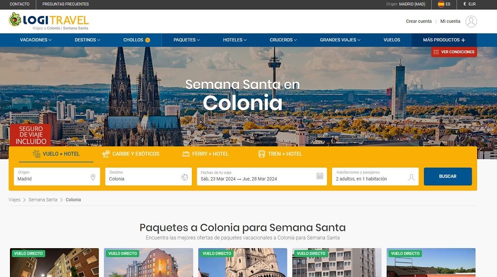 Chollos Colonia Semana Santa vuelos y hotel 4 días desde 450€ Chollos Colonia Semana Santa vuelos y hotel 4 días desde 450€