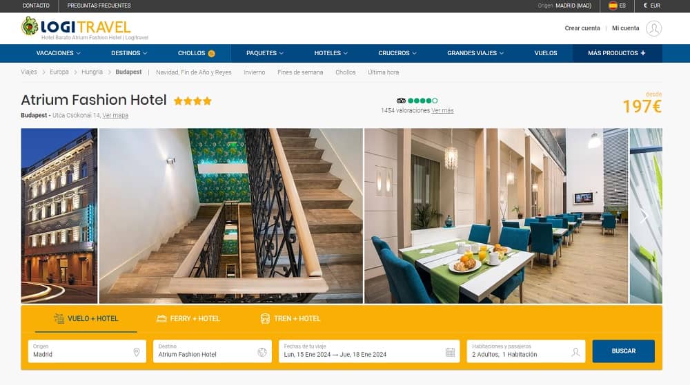 Chollos escapada urbana a Budapest Hungría vuelos y hotel 4 días desde 318€ Chollos escapada urbana a Budapest Hungría vuelos y hotel 4 días desde 318€