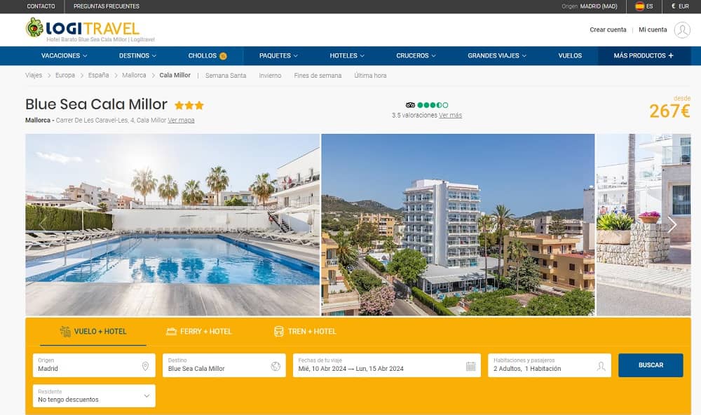 Chollos paquetes Mallorca abril de Bilbao 7 días desde 270€ Chollos paquetes Mallorca abril de Bilbao 7 días desde 270€