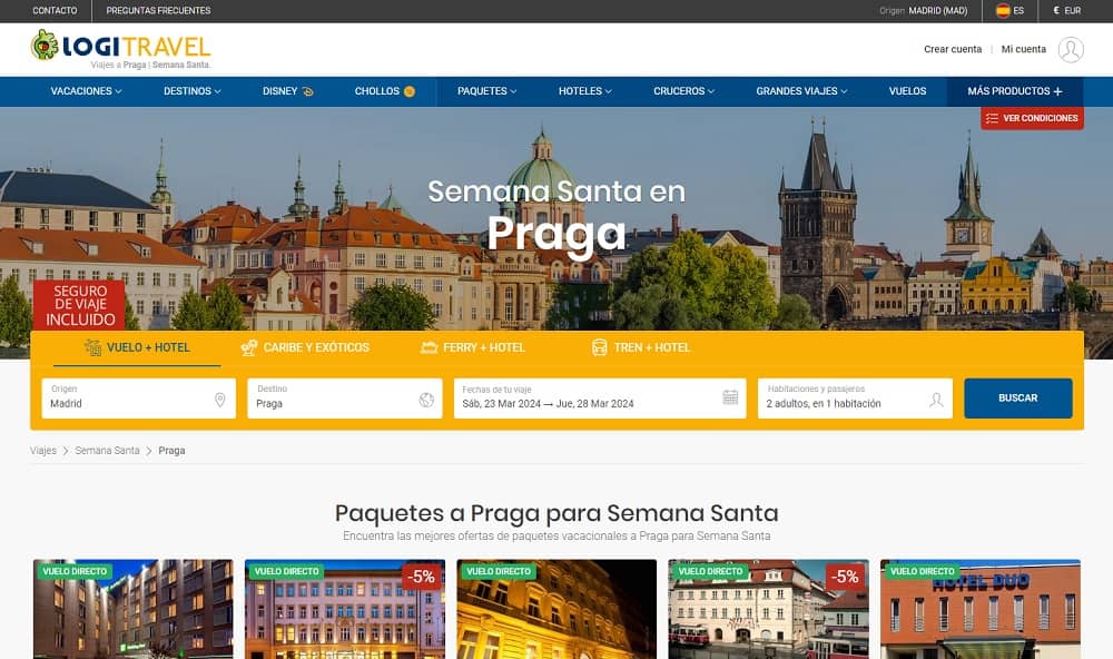 Chollos Praga Semana Santa vuelos y hotel 5 días desde 400€ Chollos Praga Semana Santa vuelos y hotel 5 días desde 400€