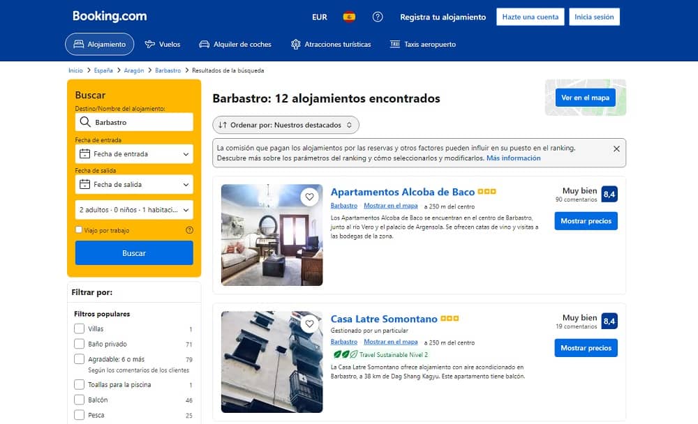 Chollos última hora apartamentos vacacionales baratos en Barbastro Huesca noche desde 120€ Chollos última hora apartamentos vacacionales baratos en Barbastro Huesca noche desde 120€