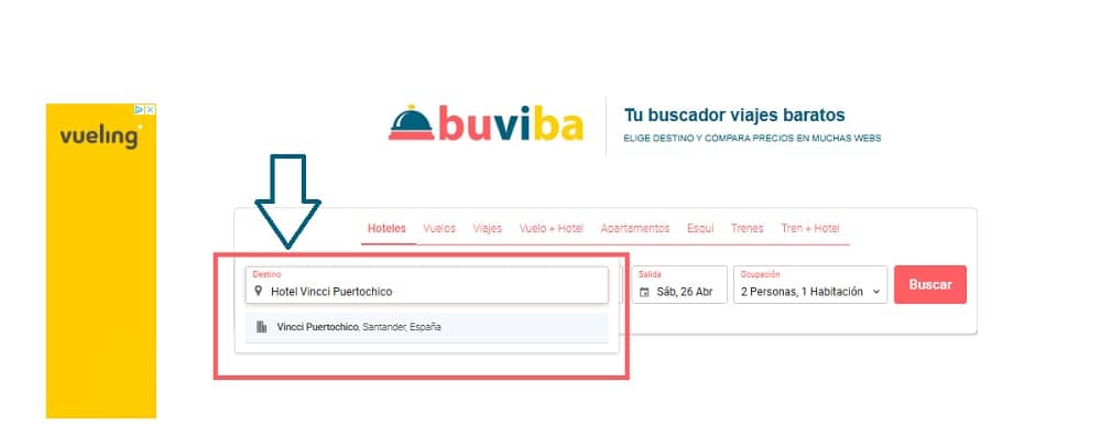Cómo buscar hoteles para parejas en Santander en buviba.com Cómo buscar hoteles para parejas en Santander en buviba.com