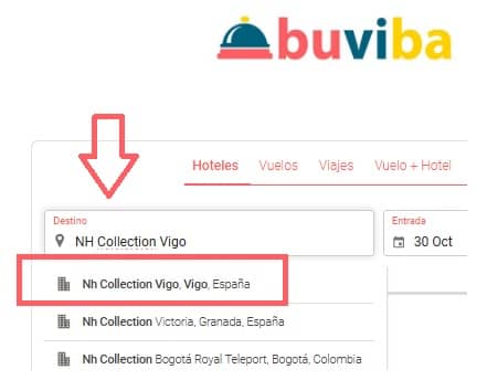 Cómo buscar ofertas Hotel NH Collection Vigo en buviba.com Cómo buscar ofertas Hotel NH Collection Vigo en buviba.com