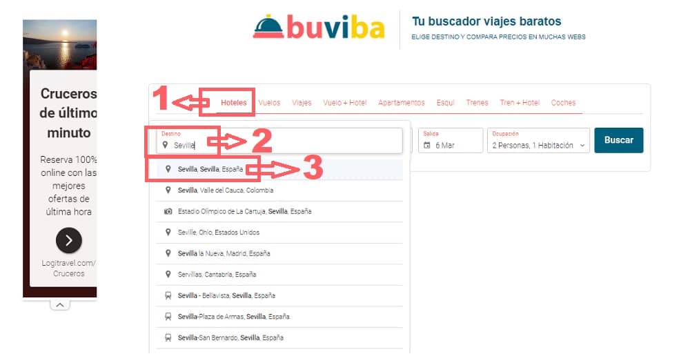 Cómo dormir en Sevilla desde 8€ paso uno Cómo dormir en Sevilla desde 8€ paso uno