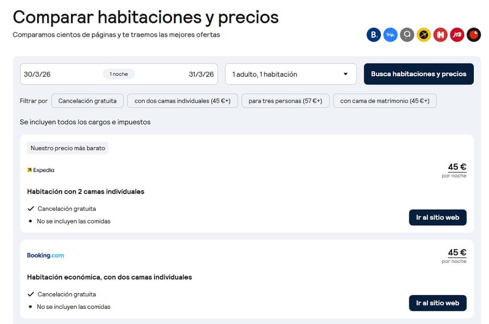 Compara precios habitaciones Hostal Bellas Ávila capital Compara precios habitaciones Hostal Bellas Ávila capital