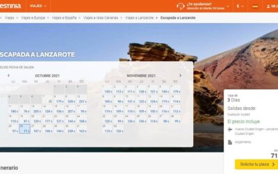 Escapada 3 días Lanzarote desde 71€ ¡vuelos y hotel incluidos!
