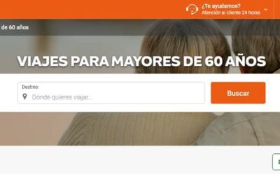 Viajes para mayores de 60 años ¡mira ofertas en las mejores webs!