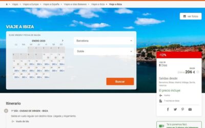 ¡Espabila o…! Paquete de viaje a Ibiza 8 días desde 206€