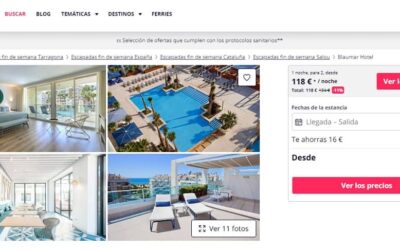 Escapada finde Salou primera línea playa ¡118€ 2 personas 1 niño gratis!