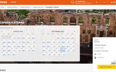 Escapadas vuelos más hotel Atenas 3 días ¡desde 265€ persona! corre…