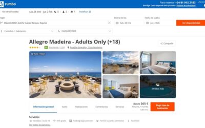 Vacaciones vuelos más hotel 2023 Madeira 5 noches ¡desde 358€!