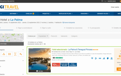 Viajes vuelo más hotel a La Palma 8 días ¡desde 568€ persona! y más…