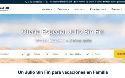 Playa Senator: oferta julio vacaciones en familia ¡10% dto. + 2 niños gratis!