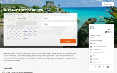 ¡Calentito! Viaje a Riviera Maya todo incluido 9 días desde 809€