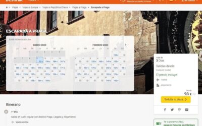 ¡Flipa! Escapada a Praga con vuelos + hotel 3 días desde 93€