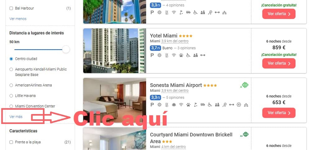 Filtro distania a lugares de interés en Miami buviba.com Filtro distania a lugares de interés en Miami buviba.com