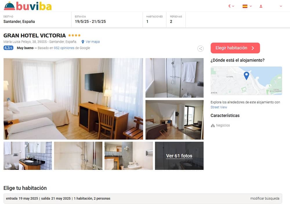 Gran Hotel Victoria vistas top en Santander ofertas en buviba.com Gran Hotel Victoria vistas top en Santander ofertas en buviba.com