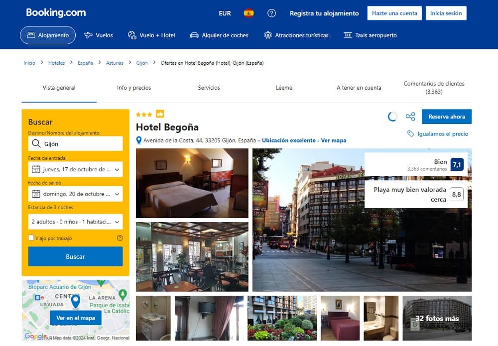 Hotel Begoña 3 estrellas en Gijón capital Booking.com Hotel Begoña 3 estrellas en Gijón capital Booking.com