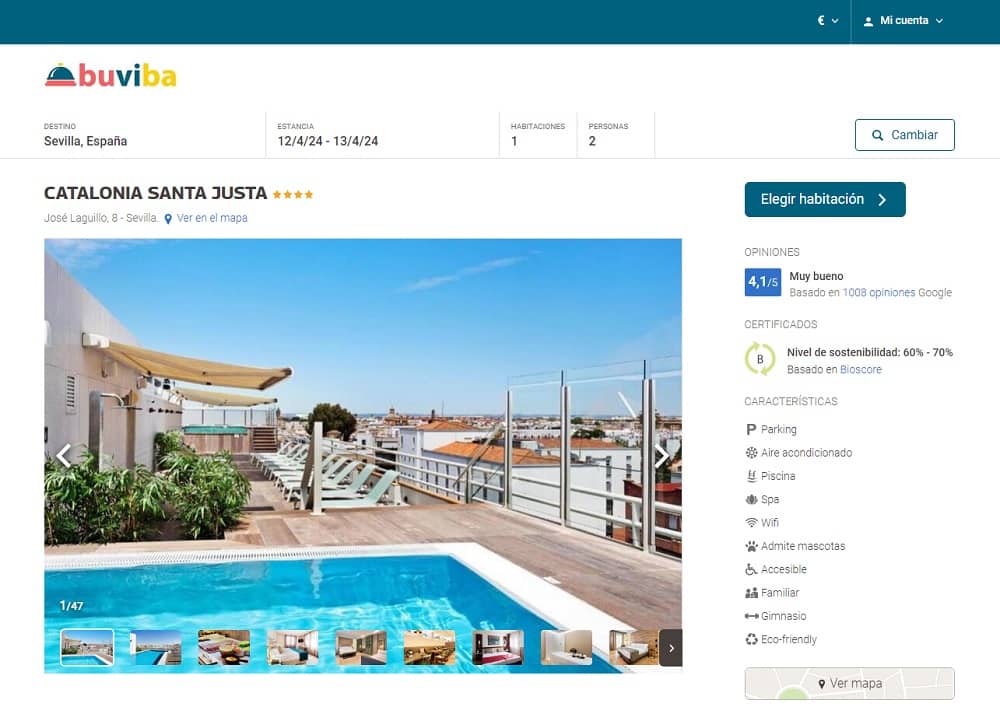 Hotel Catalonia Santa Justa 4 estrellas en Sevilla capital buviba.com Hotel Catalonia Santa Justa 4 estrellas en Sevilla capital buviba.com