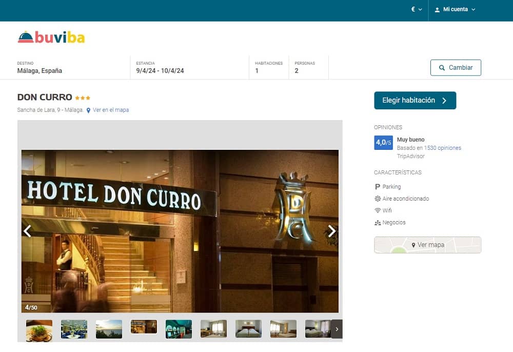Hotel Don Curro 3 estrellas en Málaga capital Hotel Don Curro 3 estrellas en Málaga capital