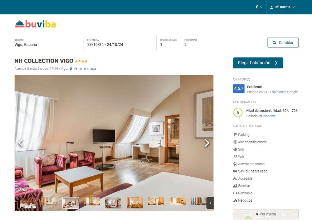 Hotel NH Collection Vigo 4 estrellas buviba.com Hotel NH Collection Vigo 4 estrellas buviba.com