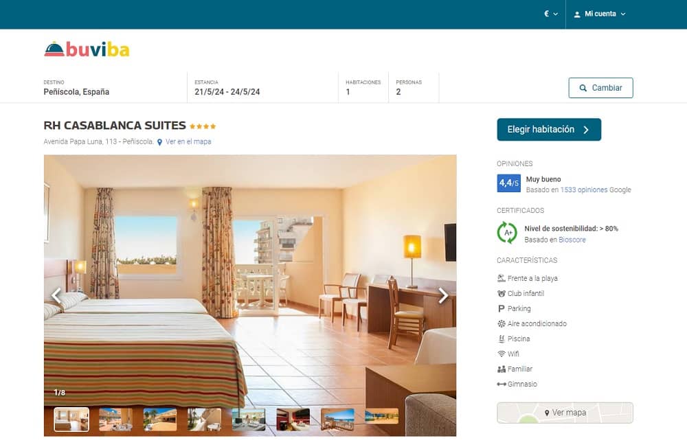 Hotel Rh Casablanca Suites 4 estrellas en Peñíscola Castellón Hotel Rh Casablanca Suites 4 estrellas en Peñíscola Castellón