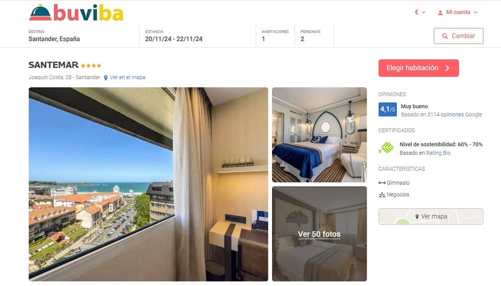 Hotel Santemar en Santander ofertas en buviba.com Hotel Santemar en Santander ofertas en buviba.com