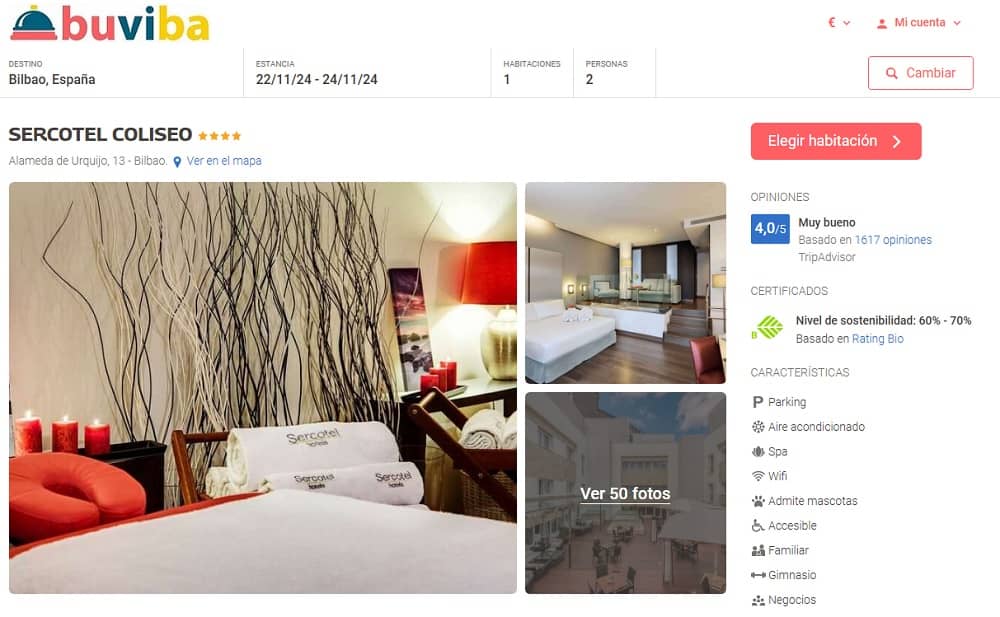 Hotel Sercotel Coliseo Bilbao ofertas en buviba.com Hotel Sercotel Coliseo Bilbao ofertas en buviba.com