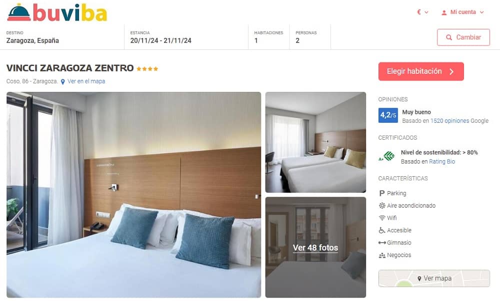 Hotel Vincci Zaragoza ofertas y precios en buviba.com Hotel Vincci Zaragoza ofertas y precios en buviba.com
