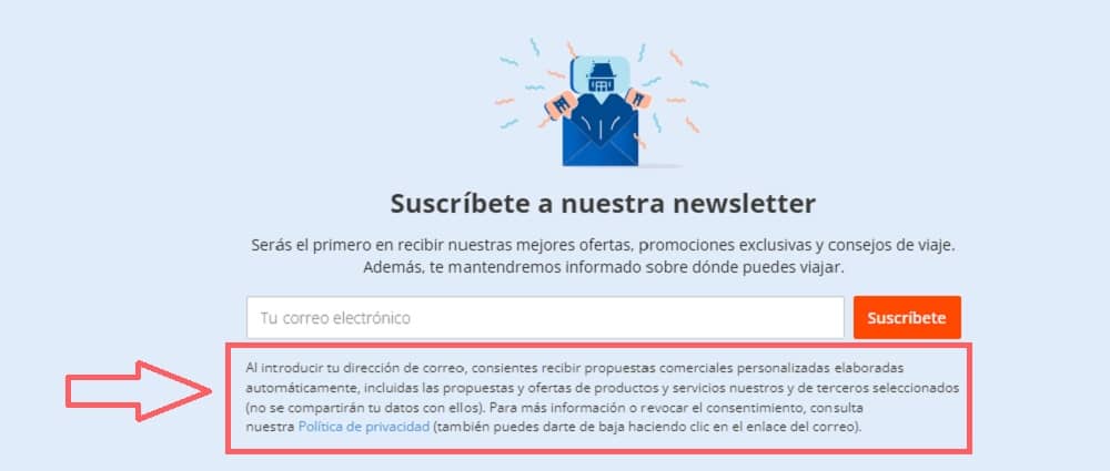 Leer condiciones del boletín ofertas de Rumbo.es Leer condiciones del boletín ofertas de Rumbo.es