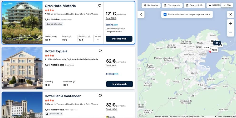 Lista ofertas hoteles de 4 estrellas en Santander capital Lista ofertas hoteles de 4 estrellas en Santander capital