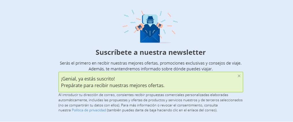 Listo y suscrito para recibir las mejores ofertas de Rumbo.es Listo y suscrito para recibir las mejores ofertas de Rumbo.es