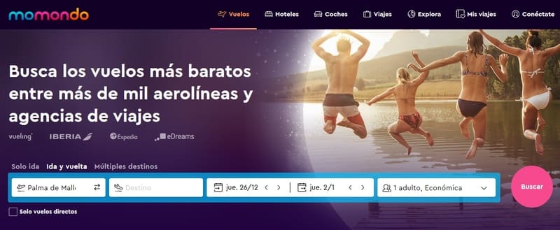 Momondo Black Friday 2019 vuelos muy baratos