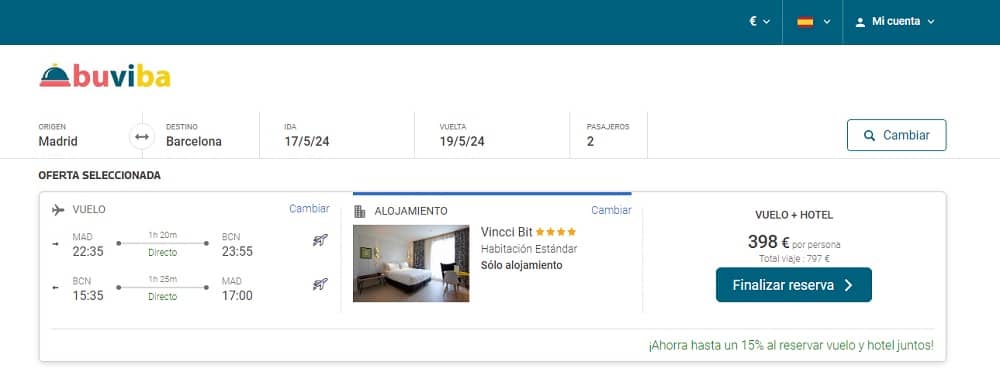 Oferta última hora finde Barcelona mayo desde Madrid 3 días vuelos y hotel desde 230€ Oferta última hora finde Barcelona mayo desde Madrid 3 días vuelos y hotel desde 230€