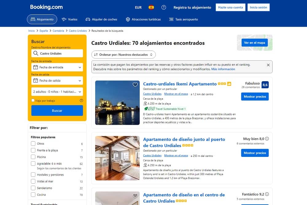 Ofertas última hora apartamentos baratos en Castro Urdiales Cantabria noche desde 70€ Ofertas última hora apartamentos baratos en Castro Urdiales Cantabria noche desde 70€