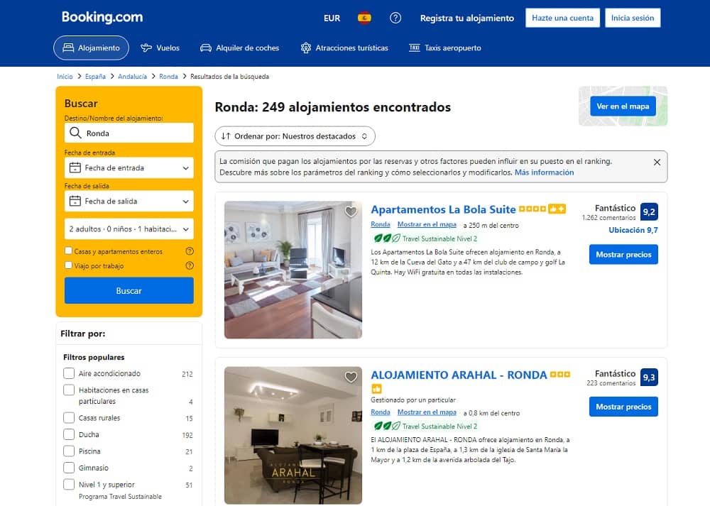 Ofertas última hora apartamentos baratos en Ronda Málaga noche desde 50€ Ofertas última hora apartamentos baratos en Ronda Málaga noche desde 50€