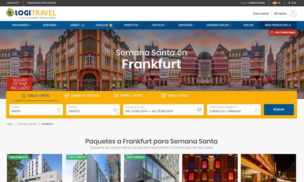 Ofertas última hora Frankfurt Semana Santa vuelos y hotel 5 días desde 600€ Ofertas última hora Frankfurt Semana Santa vuelos y hotel 5 días desde 600€
