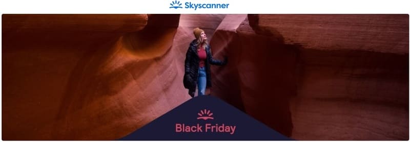 Skyscanner Black Friday Cyber Monday vuelos