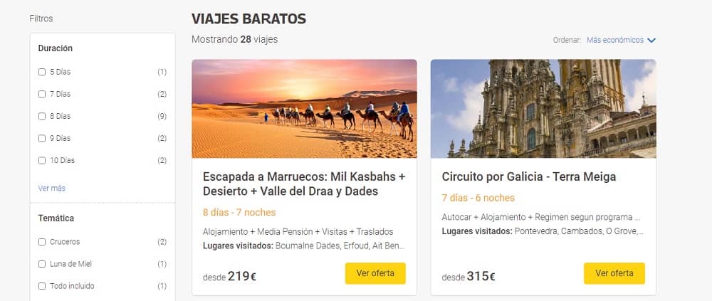 Viajes baratos en Destinia.com a destinos TOP en junio Viajes baratos en Destinia.com a destinos TOP en junio