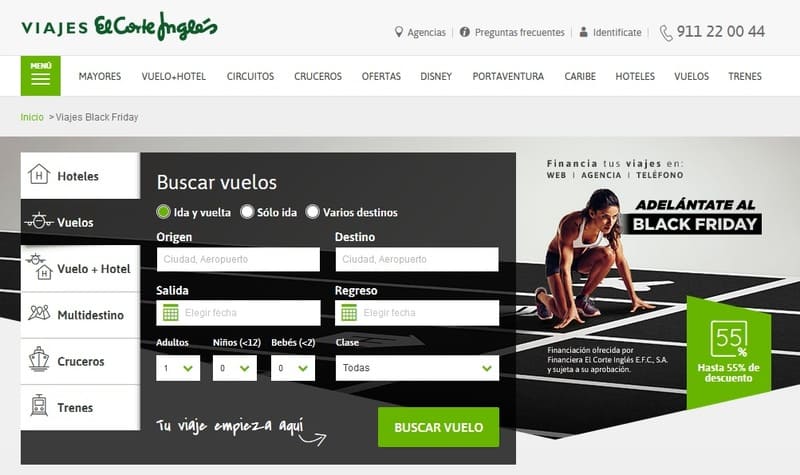 Viajes El Corte Inglés Black Friday 2019: circuitos, viajes todo incluido...