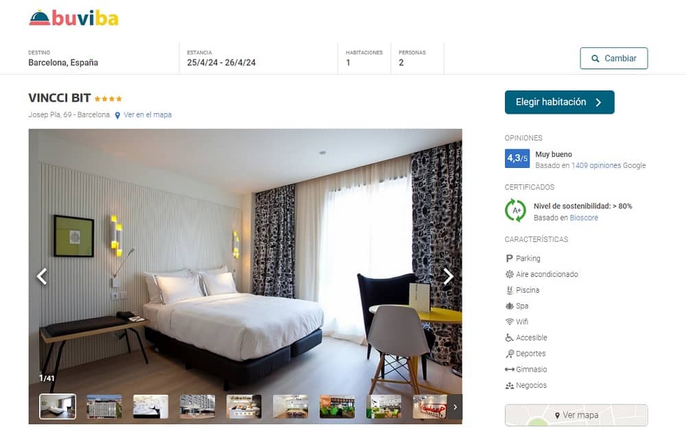 Vincci Bit 4 estrellas hotel seleccionado escapada 3 días mayo a Barcelona Vincci Bit 4 estrellas hotel seleccionado escapada 3 días mayo a Barcelona